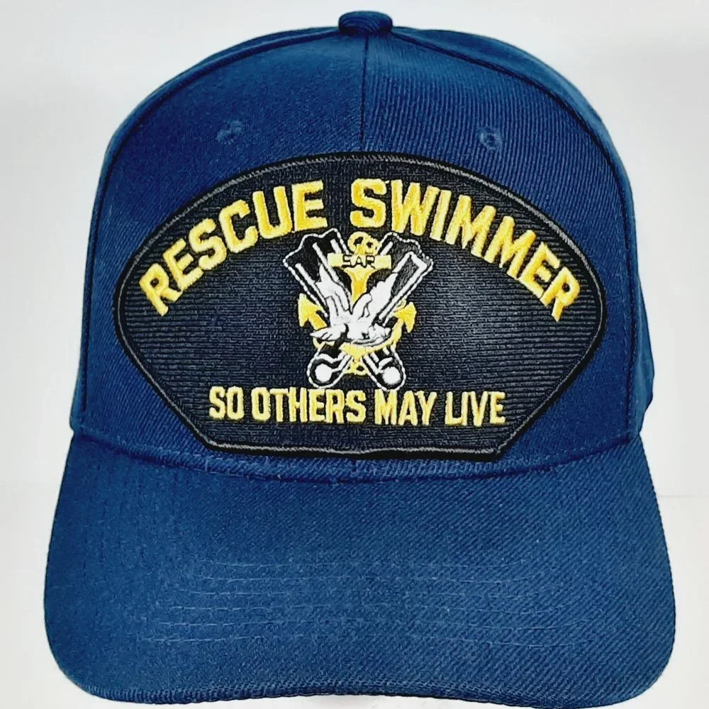 U.S. Coast Guard Rescue Swimmer So Others May Live Men's cap hat blue